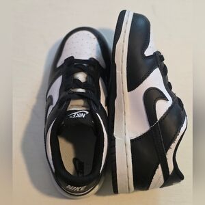 Nike Dunk Kids Black and White Low-Top Sneakers